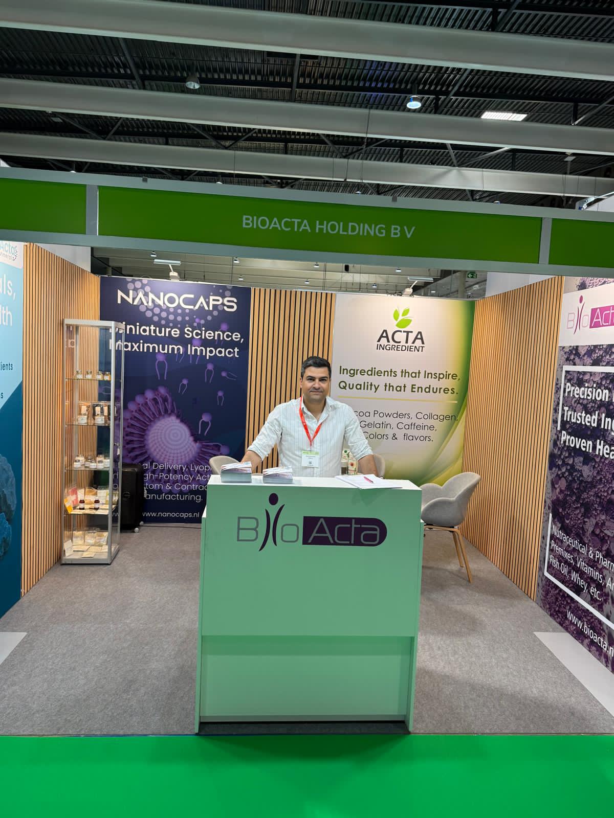 BioActa Exhibition Booth at Global Nutraceutical Expo